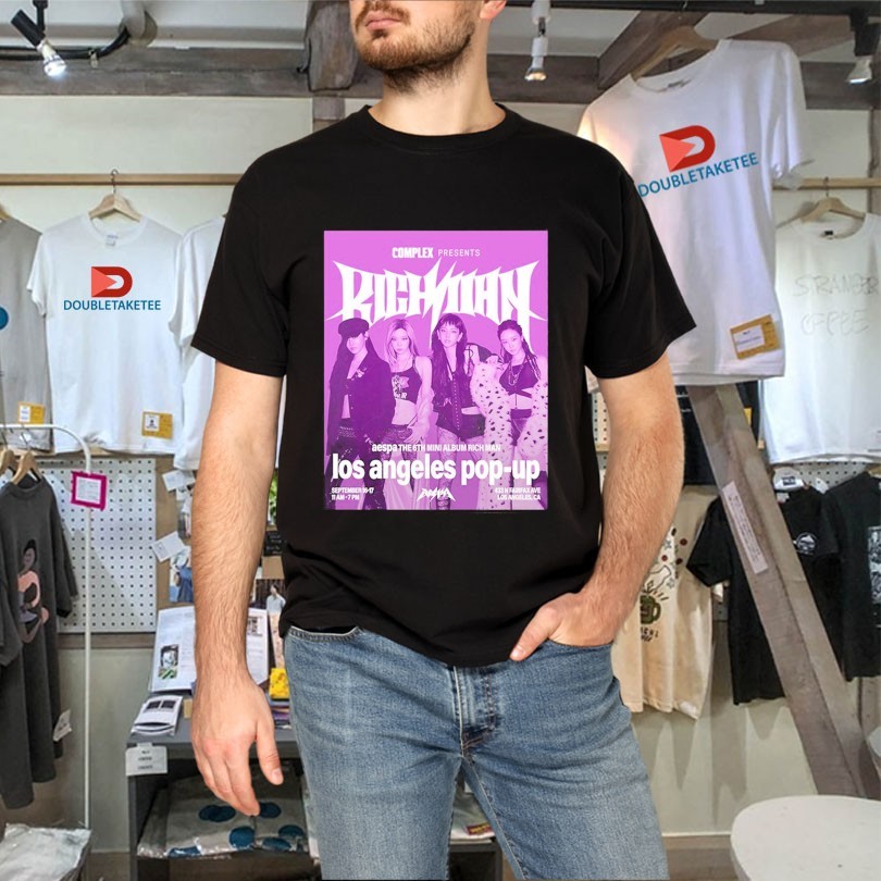 aespa RichMan ポップアップ限定 Tシャツ aespa Rich Man ポップアップ Tシャツ 新品未開封 - メルカリ