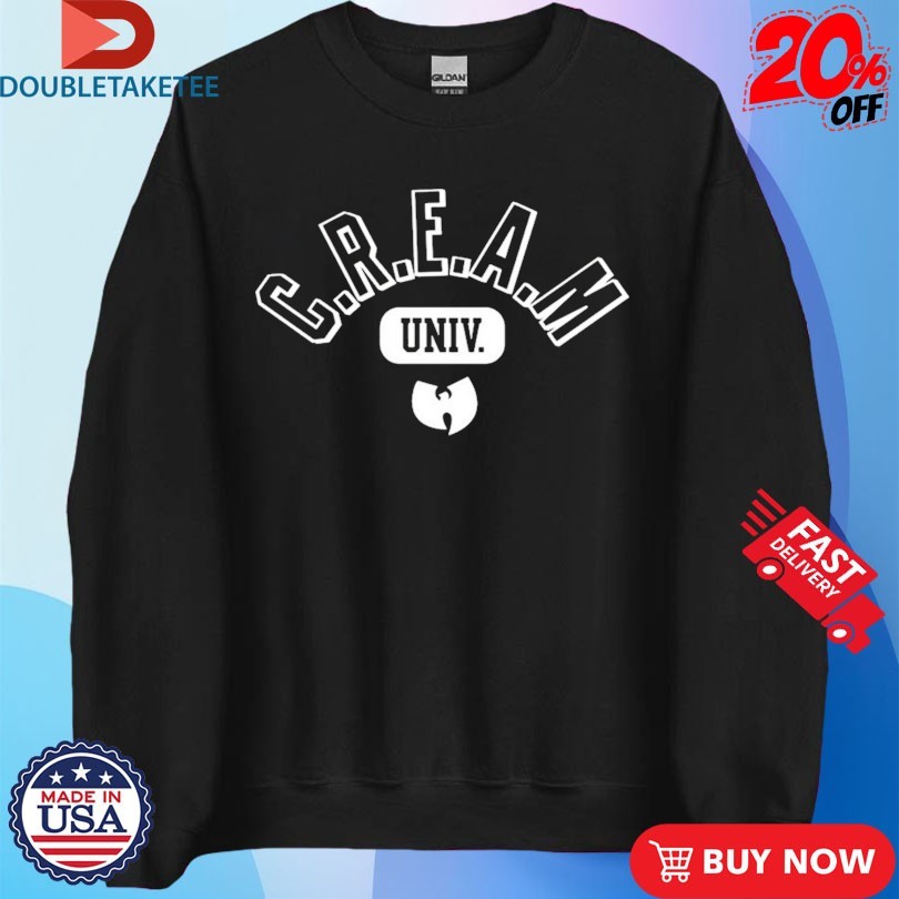 Official Wu-Tang Clan Cream University Logo Shirts, hoodie