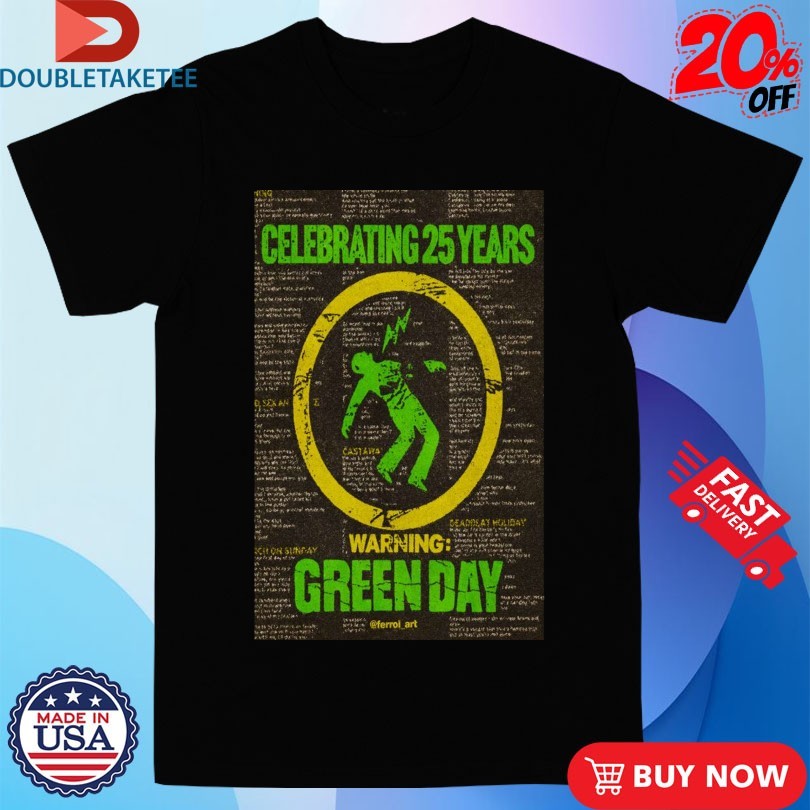 Green Day TOUR 2025 Tシャツ Lサイズ Green Day Tour 2025 Asia and Australia Tour T-shirt Print