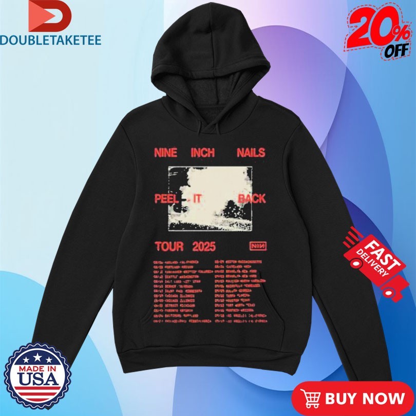 Nine Inch Nails PEEL IT BACK TOUR パーカー Nine Inch Nails PEEL IT BACK TOUR パーカー PEEL IT BACK EXCLUSIVE
